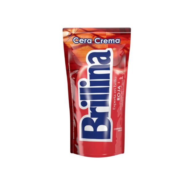Cera Crema Sachet Roja 340 cc Brillina